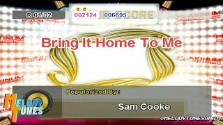 Bring It Home To Me - Sam Cooke (Karaoke)