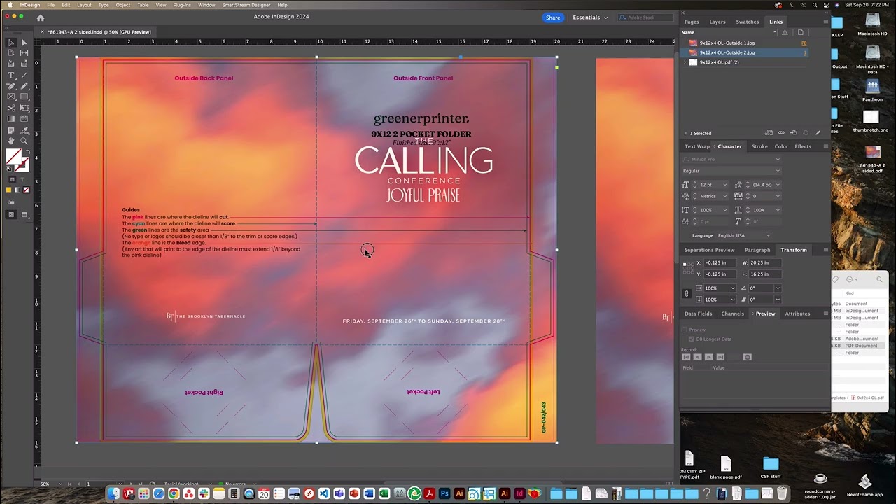 Adobe Pocket Folder Instructions Video