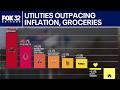 Utilities outpacing inflation, groceries