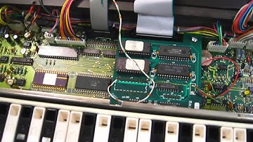 Yamaha DX7 with E! Grey Matter expansion battery repair