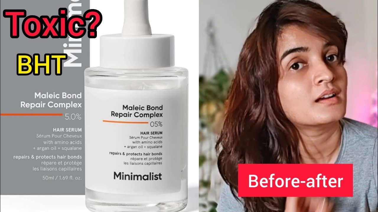 minimalist bond repair complex hair serum YouTube