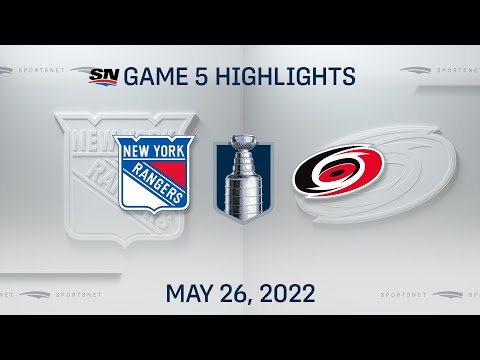 NHL Game 5 Highlights | Rangers vs. Hurricanes - May 26, 2022