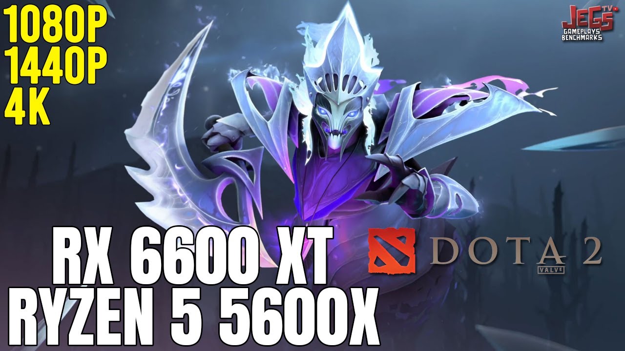 Dota 2 | Ryzen 5 5600x + RX 6600 XT | 1080p, 1440p, 4K benchmarks ...