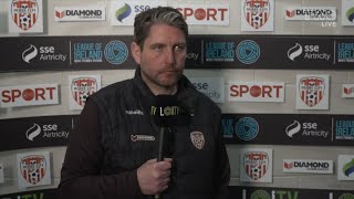 Ruaidhrí Higgins on Derry City 1-1 Shelbourne