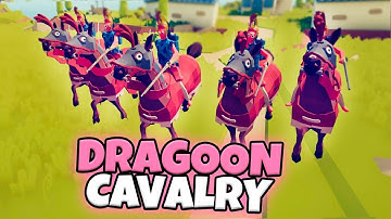 DRAGOON CAVALRY VS EVERY FACTION | TABS MODDED GAMEPLAY