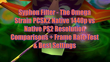 Syphon Filter TOS PCSX2 Native 1440p vs Native PS2 Resolution Comparisons + Frame Rate Test