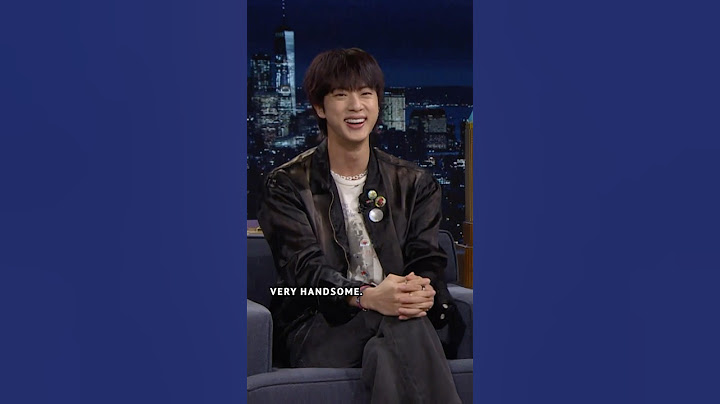 #BTS’ #Jin is “Worldwide Handsome” 🤩 #JimmyFallon #FallonTonight #ARMY