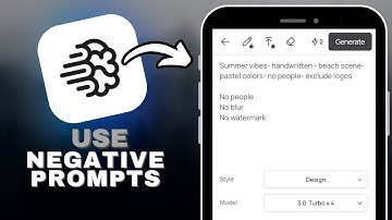 How to Use Negative Prompts for More Accurate Results in Ideogram in SECONDS!