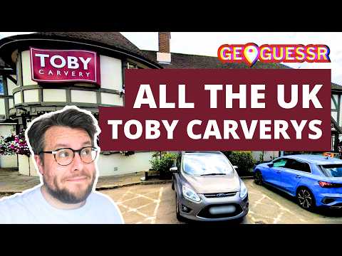 All the UK Toby Carverys on GeoGuessr