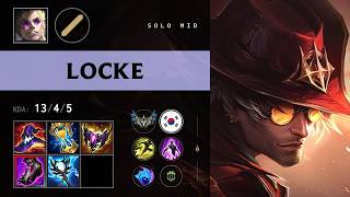 Locke Mid vs Syndra (HLE Cracker) - KR Challenger Patch 26.16