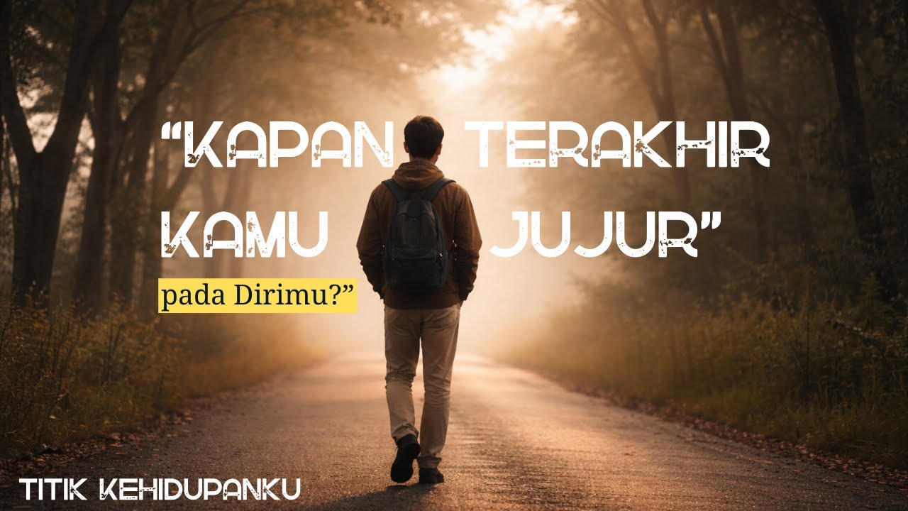 KAPAN TERAKHIR KAMU JUJUR PADA DIRIMU ? 