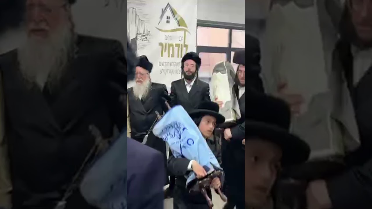 Hachnosas Sefer Torah at the Tzion of Rav Shlomo Karliner zt”l in Ludmir, Ukraine