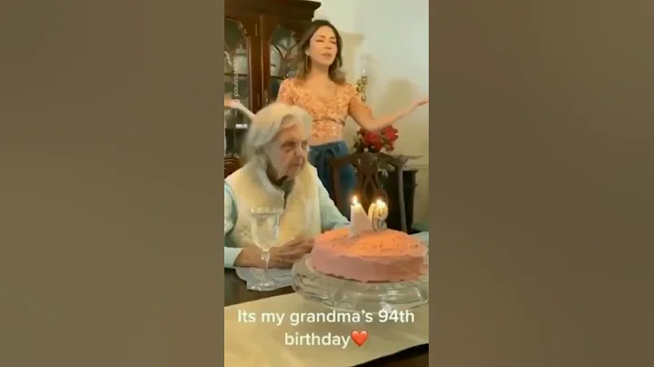 Grandma's Birthday Wishes. #Shorts