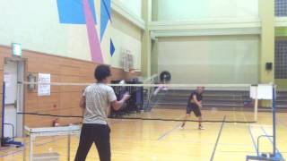 badminton lesson 20150225(WED) - 4steps 4