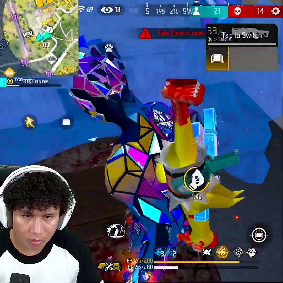 Let Tonde Gamer Cook in Solo Vs Squad ? #shorts #freefire #tondegamer