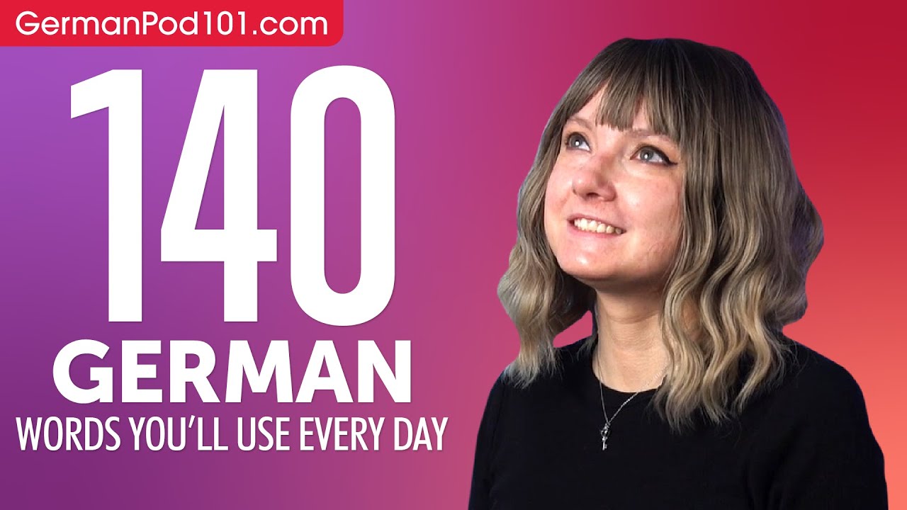 140 German Words You'll Use Every Day - Basic Vocabulary #54 - YouTube