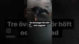 Perfekt serier för att får igång höft och ryggrad på morgonen Gör varje övning i 30 sekunder