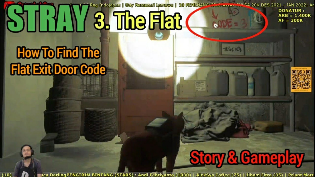 STRAY Part 3. The Flat - How To Find Exit Door Code