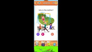 Braindom 2 Level 31 Who is the mother Answers and Solutions