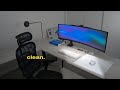 My cleanest desk setup yet (2024).