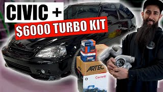 Anti-Ebay Turbo Civic Build. B18c, New Artec Turbo Manifold, Garrett G30-660, FAB WORK!