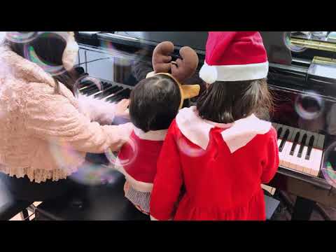 クリスマスYouTube発表会 2歳のレッスンより 福岡市南区つじたピアノ教室【ドルチェ】辻田詳子