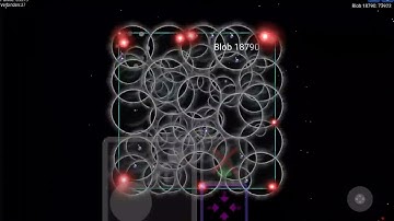 Nebulous.io | Hugemap with 20k blue hole map in shrink mode