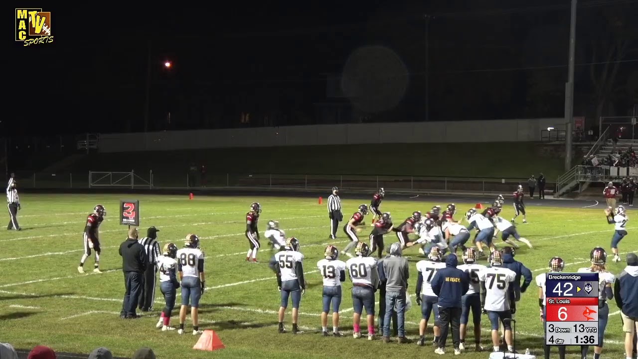 Breckenridge Huskies vs St. Louis Sharks, Varsity Football YouTube