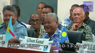 Palau National Congress, 11th OEK | 5th Joint Session (SORA)