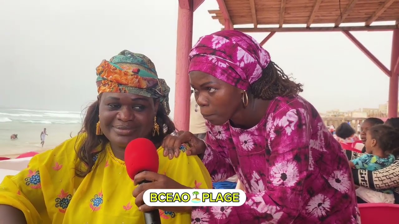 Partie 1😂😂la bégayeuse chez Diatou CBON à la plage de BCEAO