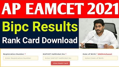 AP Eamcet 2021 bipc Results | ap eamcet 2021| eamcet 2021|ap eamcet results 2021