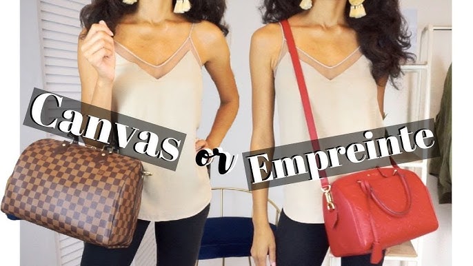 LOUIS VUITTON DIANE Canvas or Empreinte Leather? // Full review + mods👜💜  Which one should you pick?? 