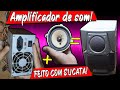 COMO FAZER AMPLIFICADOR DE SOM COM SUCATA!