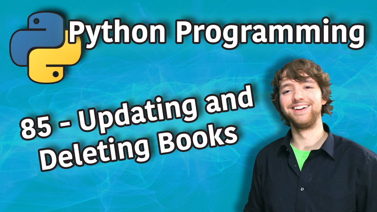 Updating and Deleting Books through Console App - Python Programming