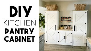 DIY Kitchen Pantry Cabinet