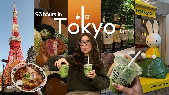 96 hours in Tokyo🗼🍵 LOTS of matcha, vintage shopping, sightseeing, good eats, 4 day itinerary ❀