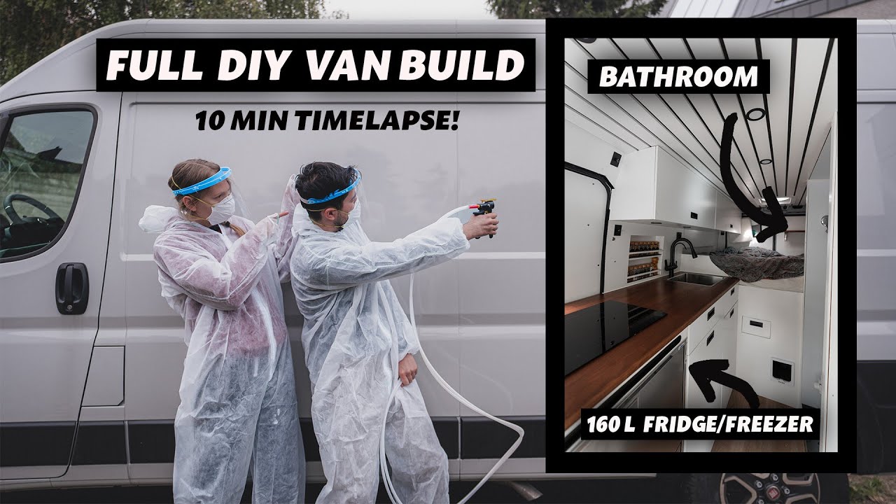 2 Year Full DIY Fiat Ducato Van BuildTimelapse (with shower!)