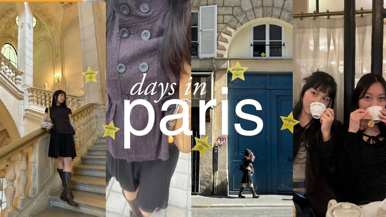 4 days in paris travel vlog🪽 museums, good eats, and txt concert