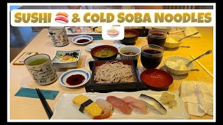 SUSHI AND COLD SOBA NOODLES| lunch set) ||SHOJI OGATA  #Shorts