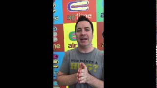 Spike from 95.5 Mojo in the morning show visits AirTime