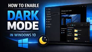 How To Enable Dark Mode in Windows 10 ( 2026 )