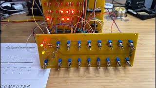 Mark-8 Minicomputer Build - Switch Board