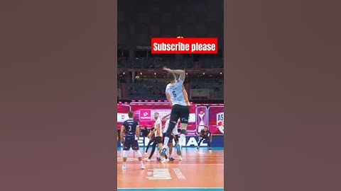 HYBRID FLOAT IN SLOW MOTION#VERY INTERESTING BLOCK#volleyball #VOLLEYBALLTIPS #VIRAL SHORT