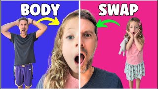 Body Swap! Layla and Dad Accidentally Swap Bodies!
