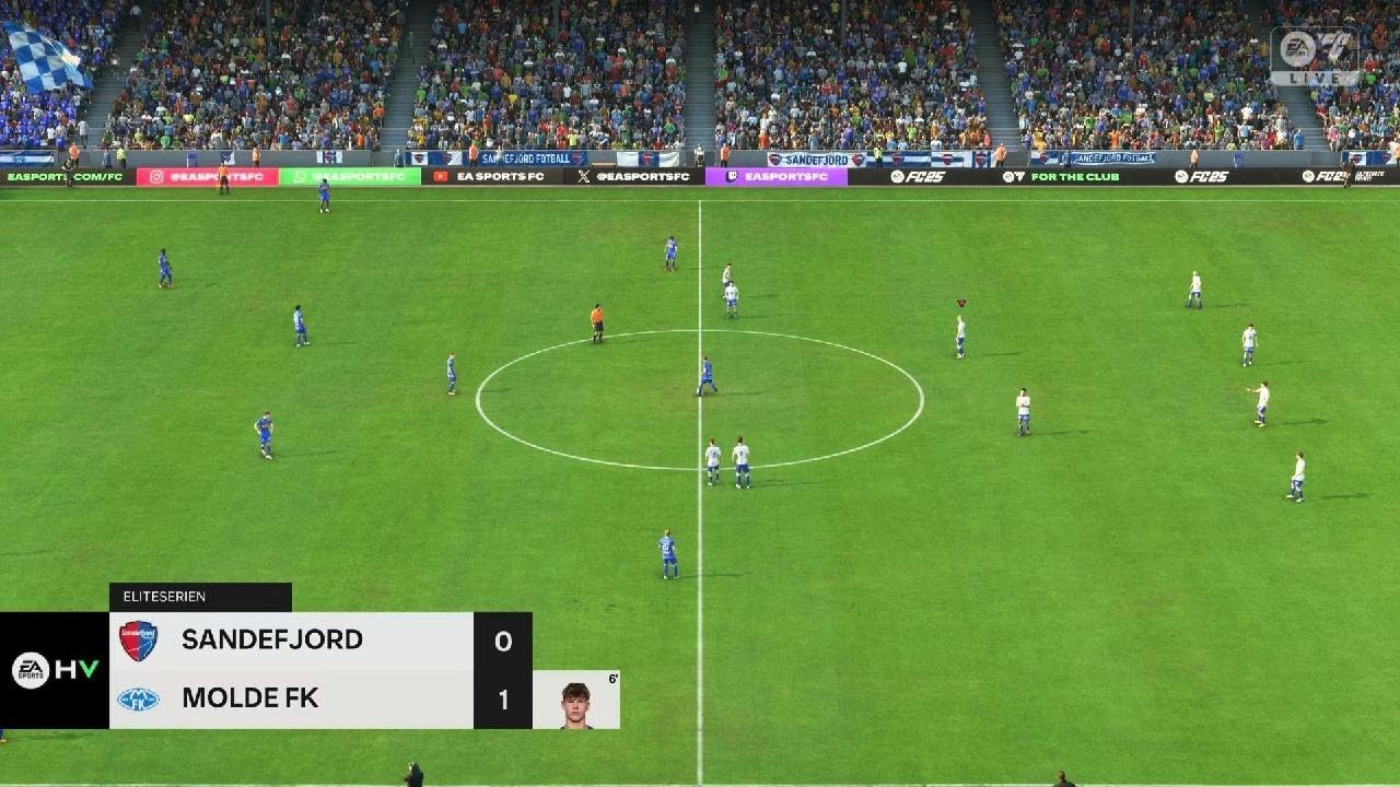 Sandefjord VS Molde EA SPORTS FC 25