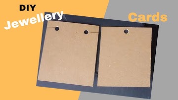 How to Make Jewelry Cards for Necklaces, Earrings, Bracelets & Rings | Make Your Own Jewellery Cards