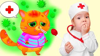 Luisa levou o gatinho BUBBU no Salão de Beleza - My Virtual Pet Gameplay  (parte 5) 