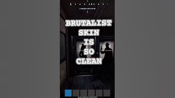 Brutalist skin is so clean 🎮#rust #rustconsole #gaming #shorts #gamingshorts