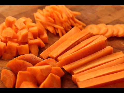 how-to-cut-carrots-dice,-strip,-slice,-julienne,-chunck