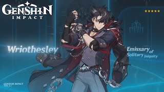 Wriothesley Official Trailer Genshin Impact
